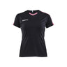 Progress Jersey Contrast W - Black/Pink - Front