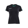Progress Jersey Contrast W - Black/Green - Front