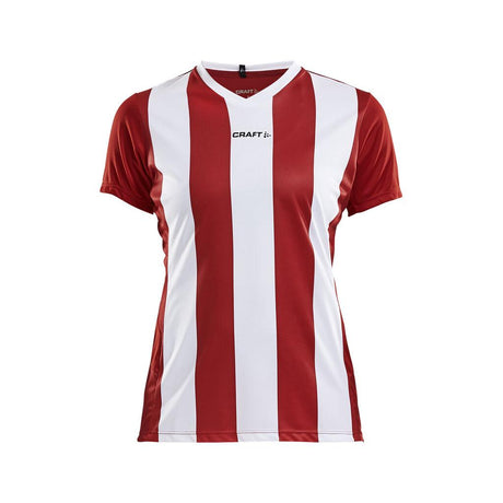 Progress Jersey Stripe W - Red - Front