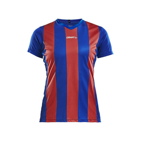 Progress Jersey Stripe W - Club Cobolt/Bright Red - Front