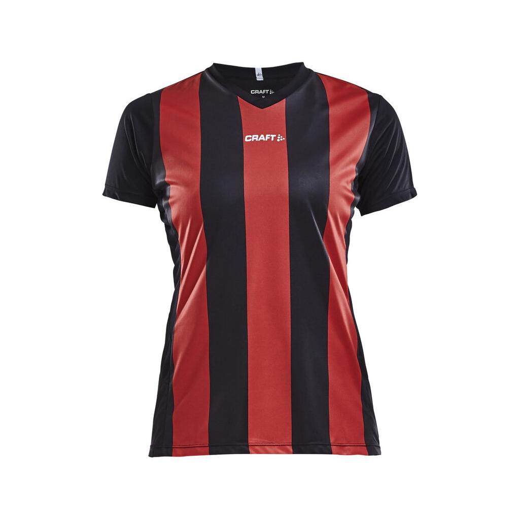 Progress Jersey Stripe W - Black/Bright Red