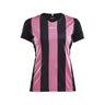 Progress Jersey Stripe W - Black/Pink - Front
