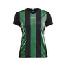 Progress Jersey Stripe W - Black/Green - Front