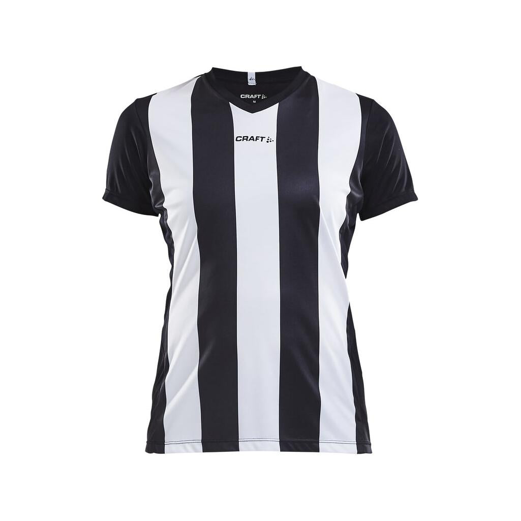 Progress Jersey Stripe W - Black/White - Front