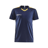 Progress Jersey Contrast Jr - Navy/Yellow - Front