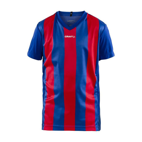 Progress Jersey Stripe Jr - Club Cobolt/Bright Red - Front
