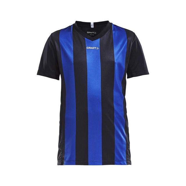 Progress Jersey Stripe Jr - Black/Club Cobolt - Front