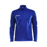 Progress Halfzip Ls Tee M - Cobalt - Front