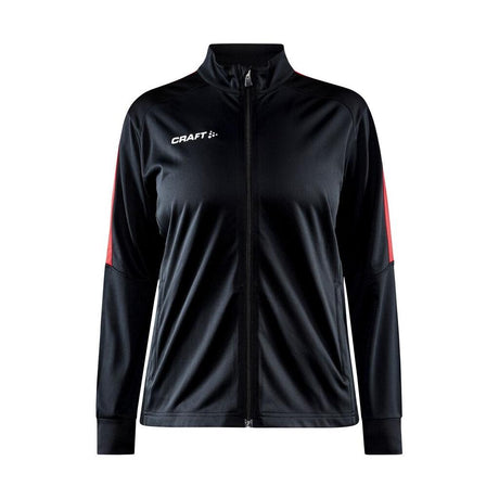 Progress Jacket W - Black/Bright Red - Front
