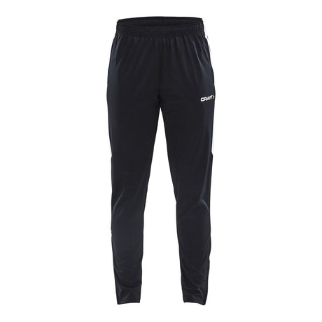 Progress Pant W - Black/White - Front