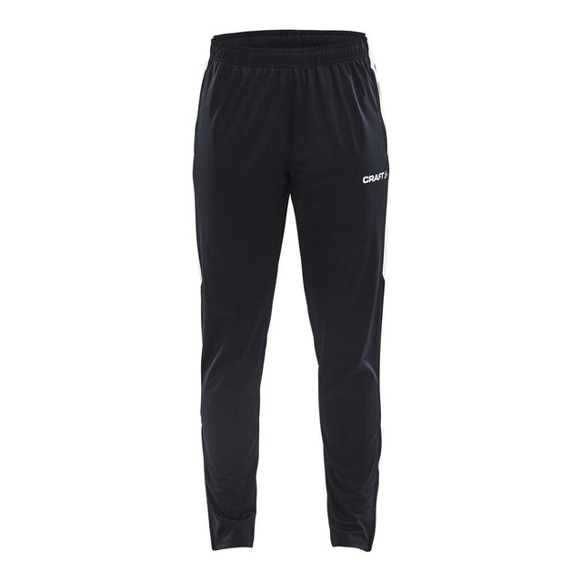 Progress Pant W - Black/White - Front