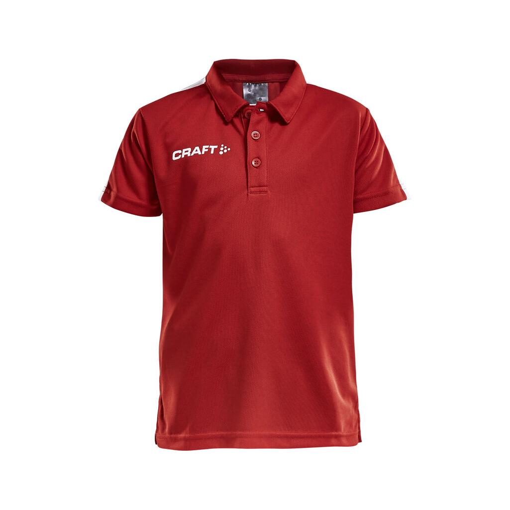 Progress Polo Pique Jr - Red - Front