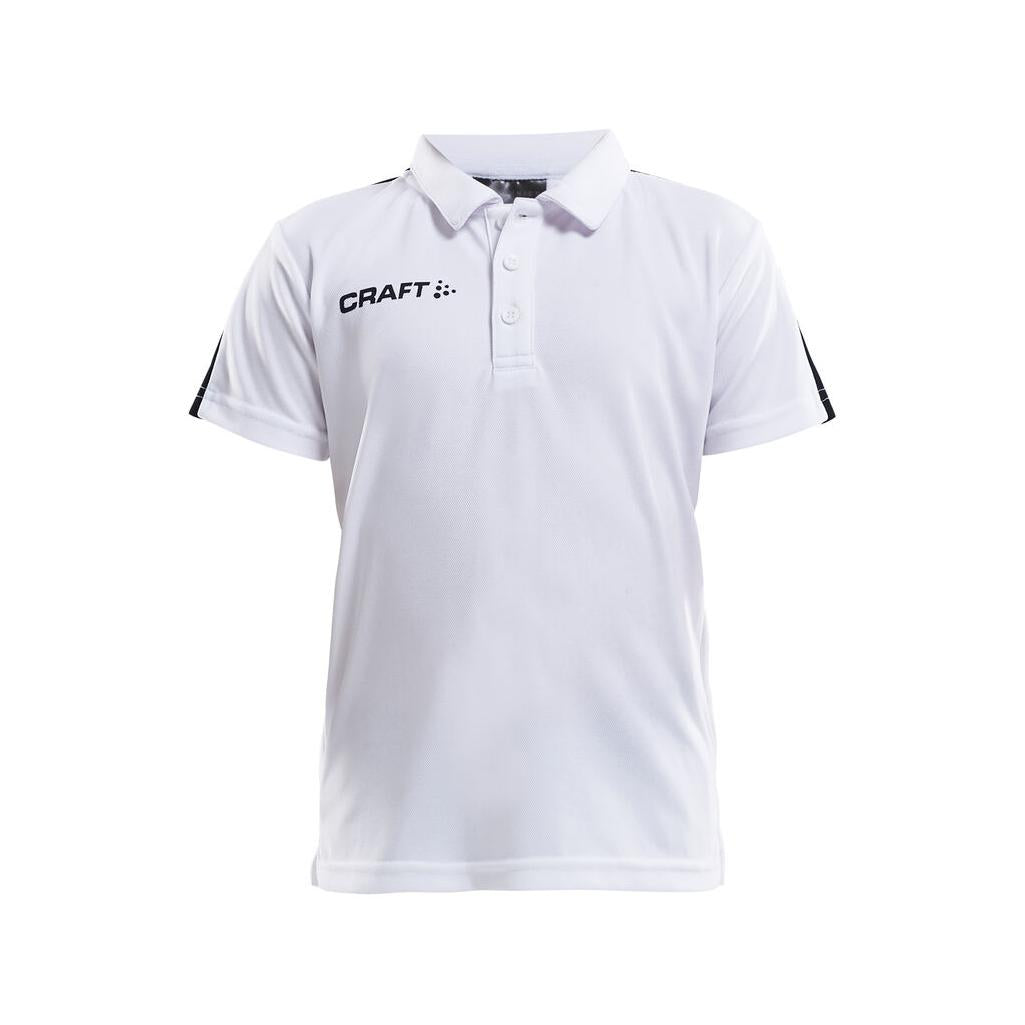 Progress Polo Pique Jr - White - Front