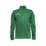 Progress Halfzip Ls Tee Jr - Green - Front