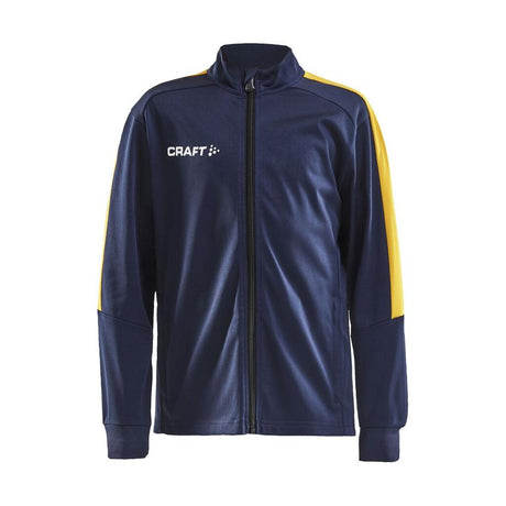 Progress Jacket Jr - Navy/Yellow - Front