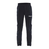 Progress Pant Jr - Black/White - Front