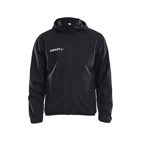Jacket Rain M - Black - Front