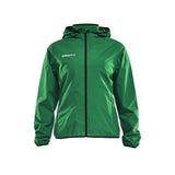 Jacket Rain W - Green - Front