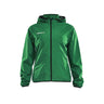 Jacket Rain W - Green - Front