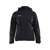 Jacket Rain W - Black - Front