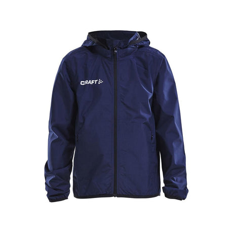 Jacket Rain Jr - Navy - Front
