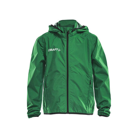 Jacket Rain Jr - Green - Front