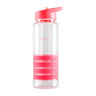 Transparent Waterbottle - Pink - Front
