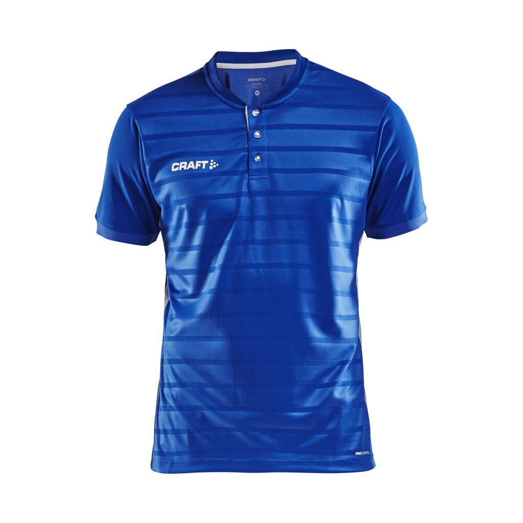 Pro Control Button Jersey M - Club Cobolt/White - Front