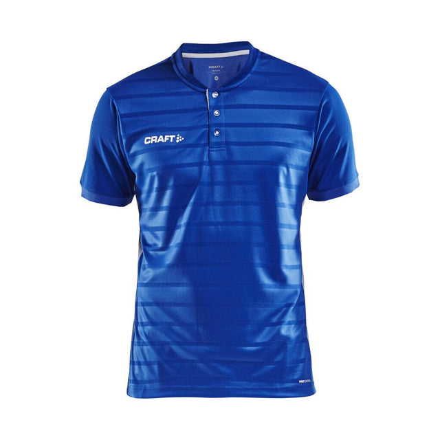 Pro Control Button Jersey M - Club Cobolt/White - Front