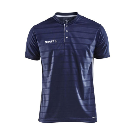 Pro Control Button Jersey M - Navy/White - Front