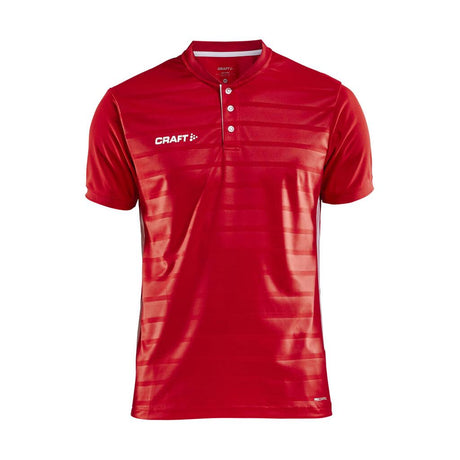 Pro Control Button Jersey M - Red/White - Front