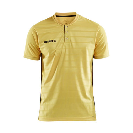 Pro Control Button Jersey M - Yellow/Black - Front