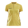 Pro Control Button Jersey W - Yellow/Black - Front