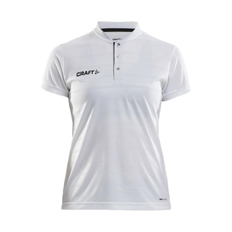 Pro Control Button Jersey W - White/Black - Front