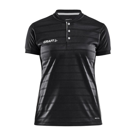 Pro Control Button Jersey W - Black/White - Front