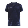 Pro Control Button Jersey Jr - Navy/White - Front