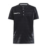 Pro Control Button Jersey Jr - Black/White - Front