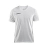 Pro Control Stripe Jersey M - White/Silver - Front