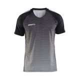 Pro Control Stripe Jersey M - Black/Silver - Front