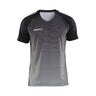 Pro Control Stripe Jersey M - Black/Silver - Front