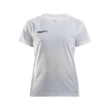 Pro Control Stripe Jersey W - White/Silver - Closeup 6