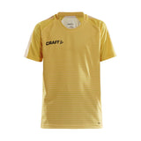 Pro Control Stripe Jersey Jr - Yellow - Front