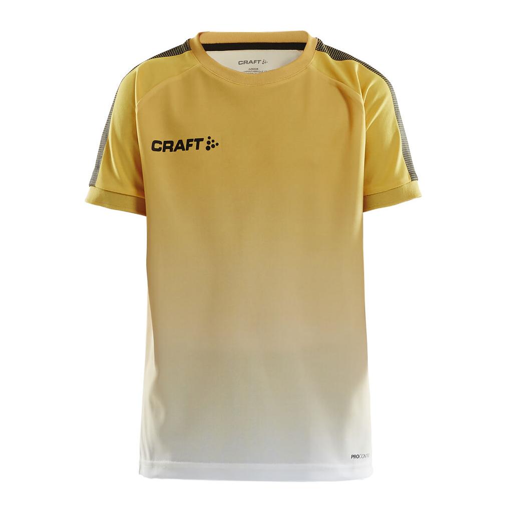 Pro Control Fade Jersey Jr - Yellow/Black - Front