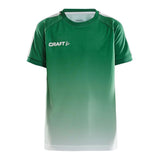 Pro Control Fade Jersey Jr - Green/White - Front