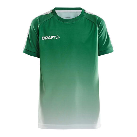 Pro Control Fade Jersey Jr - Green/White - Front