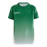 Pro Control Fade Jersey Jr - Green/White - Front