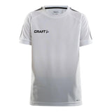 Pro Control Fade Jersey Jr - White/Silver - Front