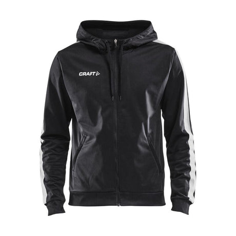Pro Control Hood Jacket M - Black/White - Front