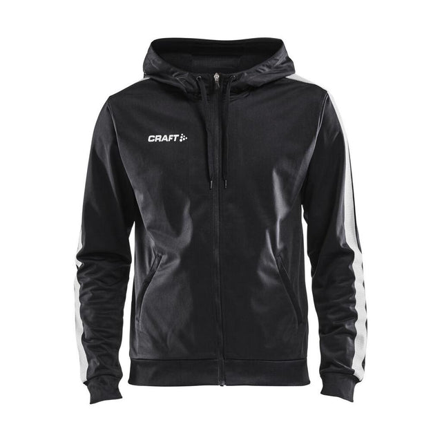 Pro Control Hood Jacket M - Black/White - Front