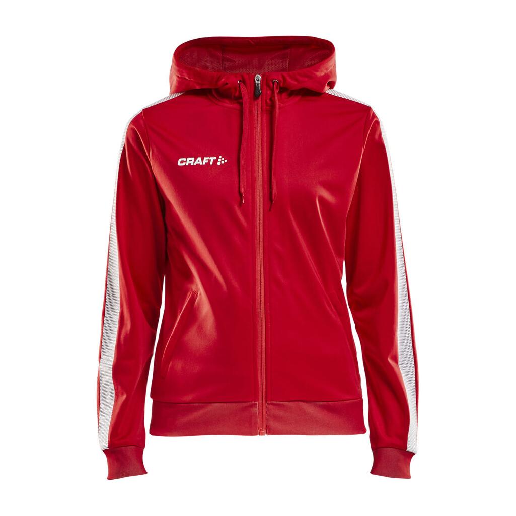 Pro Control Hood Jacket W - Red/White - Front
